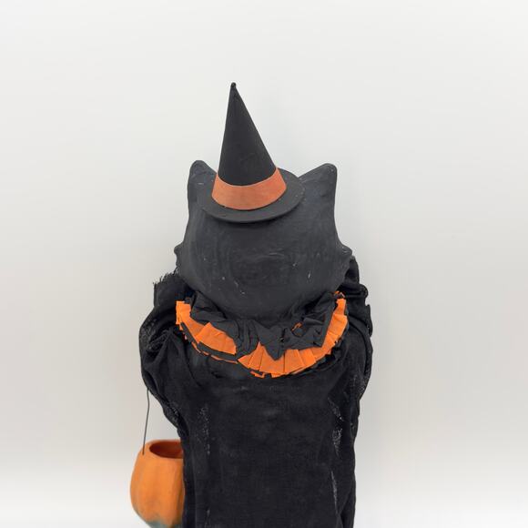 Bethany Lowe Medium Scaredy Cat Ghoul Black Cat Halloween Decor 17" NEW - Picture 9 of 9